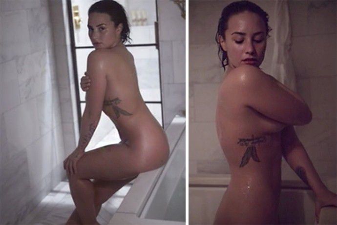 Demi Lovato Totally Nude