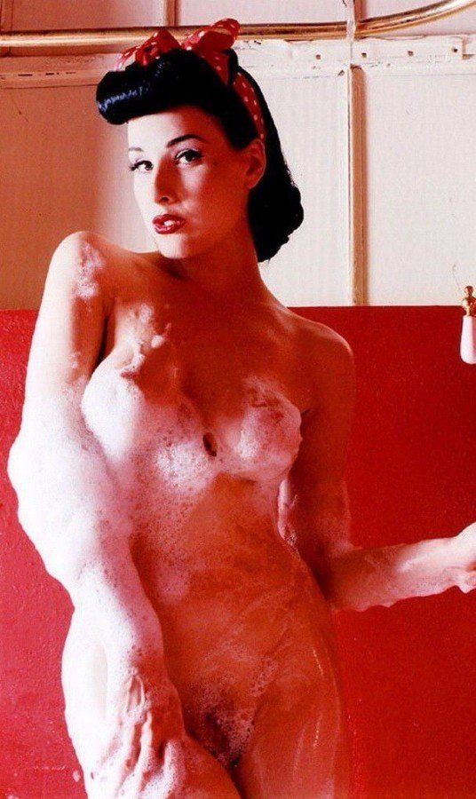 Dita Von Teese Nude Soapy Big Tits Hairy Pussy