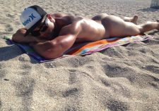 Gay Bubble Butt On Beach