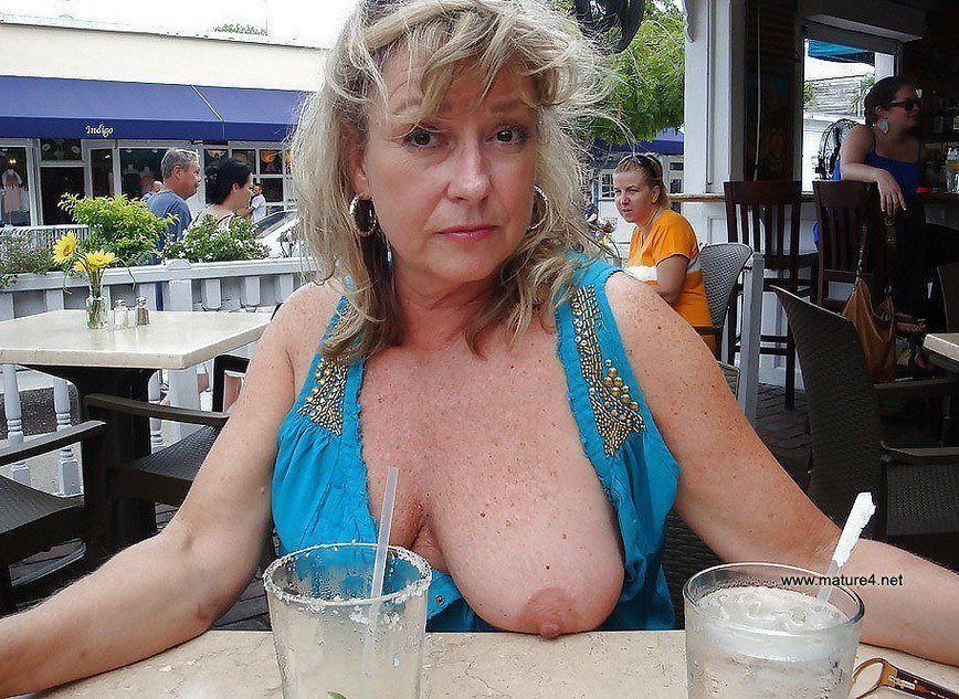 Grannies Flashing Tits In Public