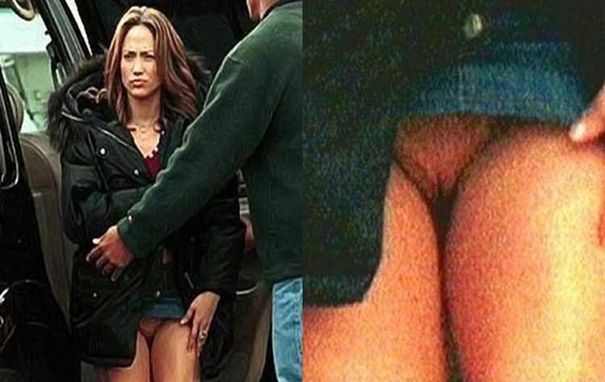 Jennifer Lopez Upskirt No Panties