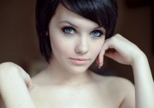 Melissa Clarke Brunette Girl Portrait