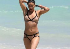 Michelle Rodriguez Nipples Bikini Miami