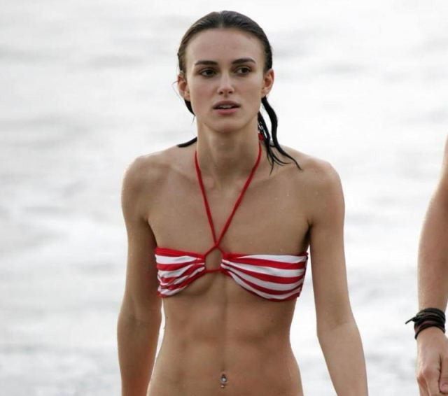 Nude Keira Knightley Naked Beach Bikini Images