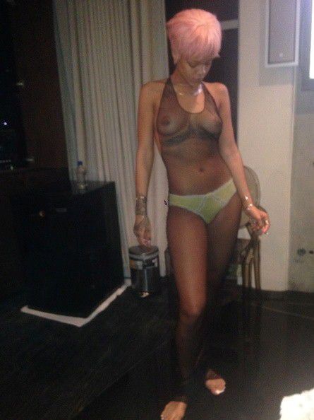 Rihanna Boobs Hot Panties See Through Pic