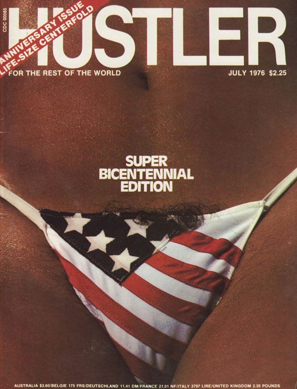 1976 Hustler Magazine Cover