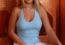 Alison Angel Sexy Little White In A Skirt