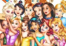 All Disney Princesses Taking A Selfie