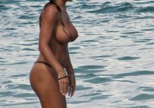 Amateur Blonde Huge Tits In Water