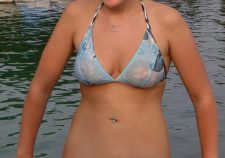 Amateur Girl Bottomless Bikini