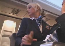 American Stewardess Handjob