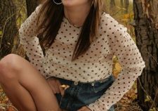 Andi Pink Jean Skirt