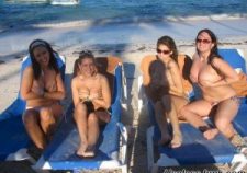 Antonella Barba Topless Beach