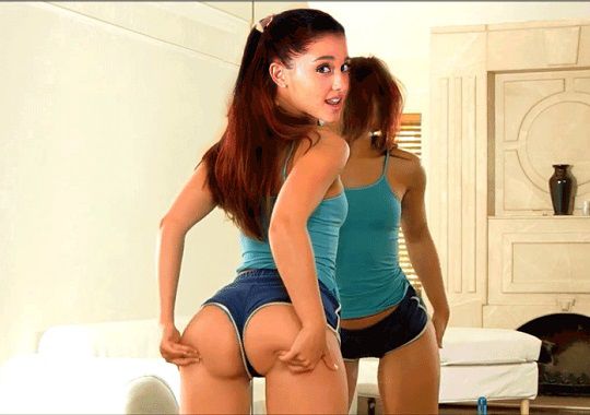 Ariana Grande Showing Her Nude Ass