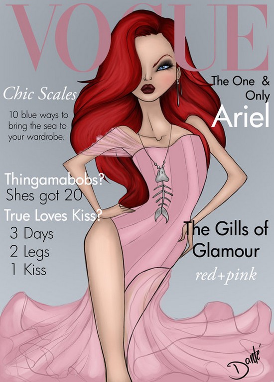 Ariel Disney Vogue Cover