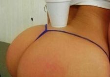 Ass Like Table Selfie