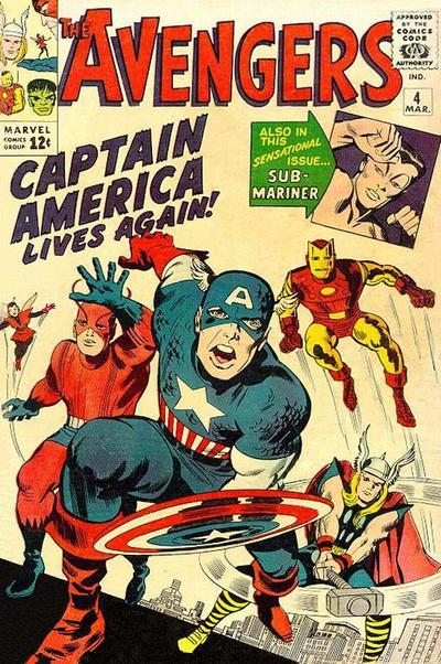 Avengers Captain America Comic Book Covers