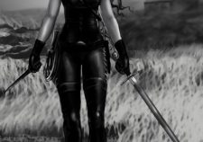 Bad Ass Lady Drawing