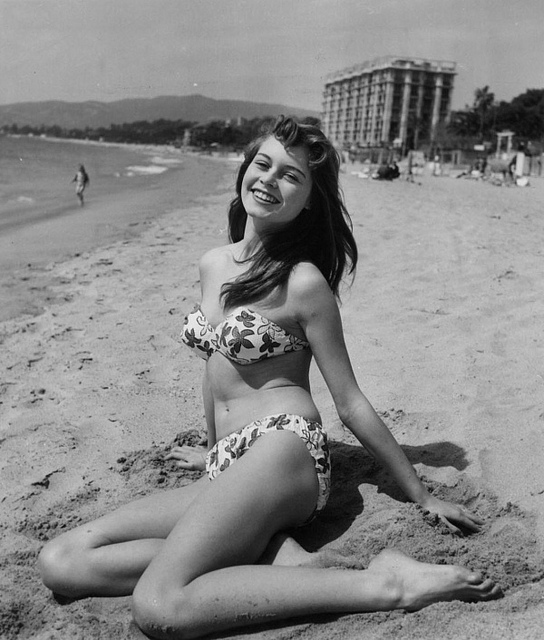 Beach Vintage Brigitte Bardot