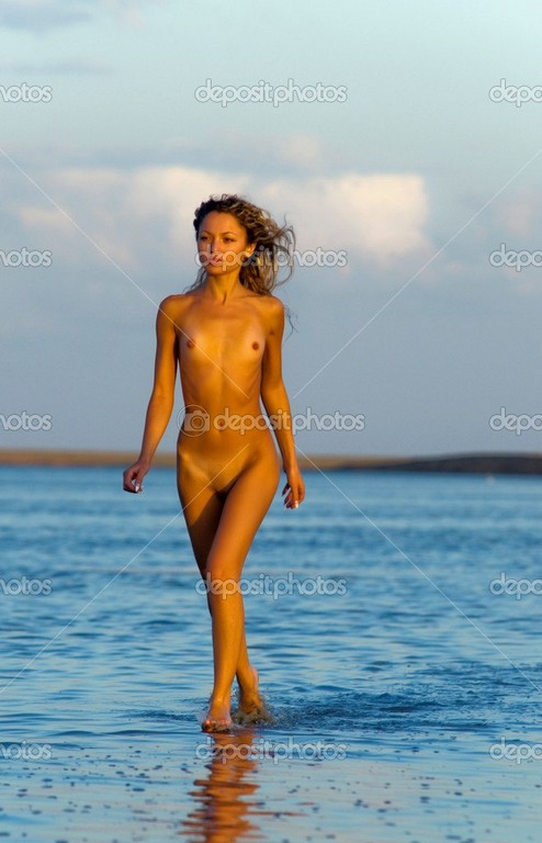 Beautiful Naked Women On Beach