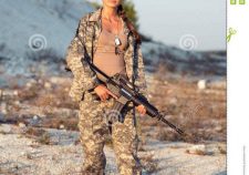Beautiful Women Female Soldier