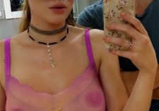 Bella Thorne See Through Shirt Sexy Boobies