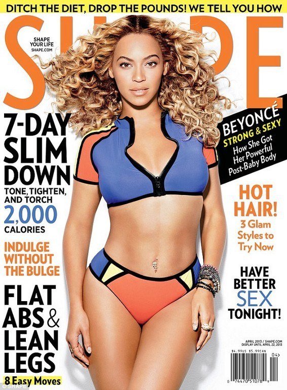 Beyonce Shape Magazine Cover