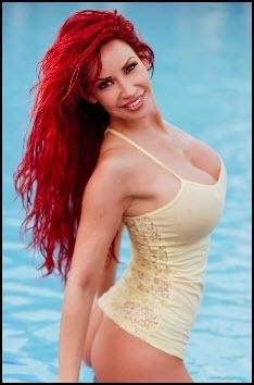 Bianca Beauchamp Tropical Pool