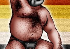 Black Gay Leather Daddy Bear