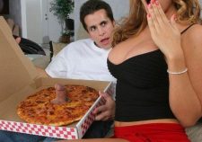 Black Girl Eating Pizza