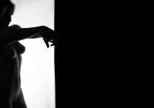 Black Naked Girl Potrait