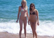 Bottomless Bikini Beach Girls