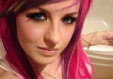 Bright Pink Scene Hair