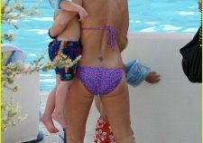 Britney Spears Purple Bikini