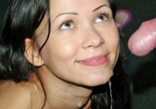 Brunette Girl Cum Eater In Porn Appetite