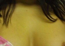 Brunette Pink Bra Selfie