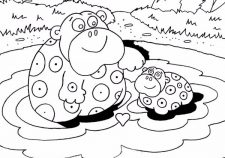 Bubble Word Summer Coloring Pages