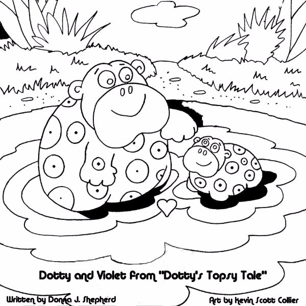 Bubble Word Summer Coloring Pages