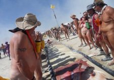Burning Man Naked Bike