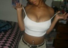 Busty Teen Black Bra
