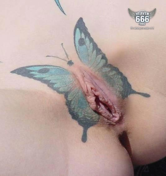 Butterfly Pussy Tattoos