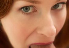 Camille Crimson Nude Blowjob
