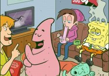 Cartoon Characters Smoking Weed