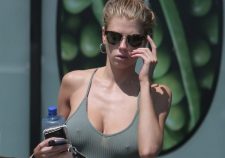 Charlotte Mckinney Takes Her Boobs Out For Labor Day