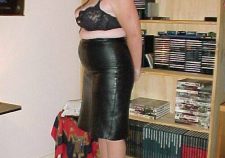 Chubby Tight Leather Skirts