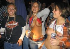 College Girls Spring Break Flash