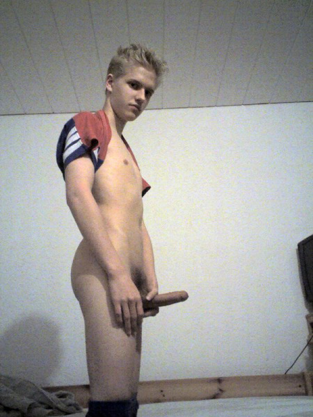 Cute Blonde Teen Boy