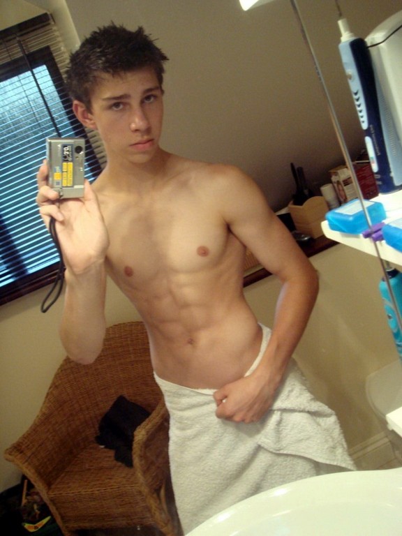 Cute Teen Boys In Towels