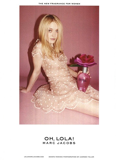 Dakota Fanning Marc Jacobs Perfume Ad