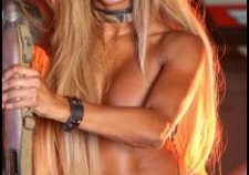 Dangerous And Beautiful Tyra Lex Loves To Pose With Guns